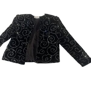 Vintage Velvet Evening Jacket